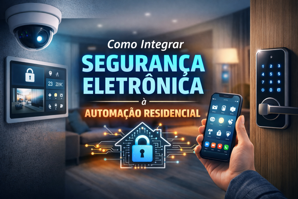 Como integrar segurança eletrônica à automação residencial
